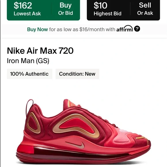 Iron man air max 720 2025